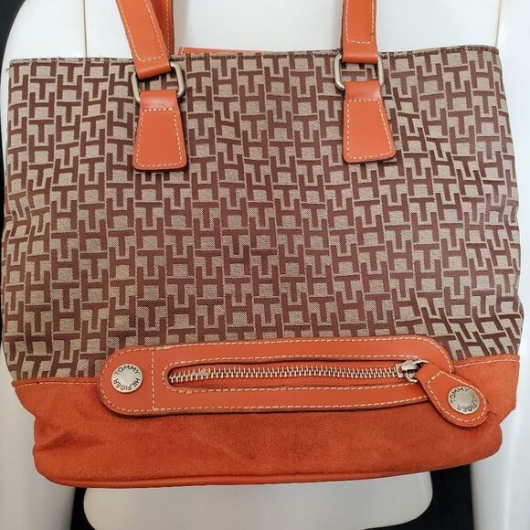 Tommy Hilfiger Brown & Orange Purse - Picture 2 of 11